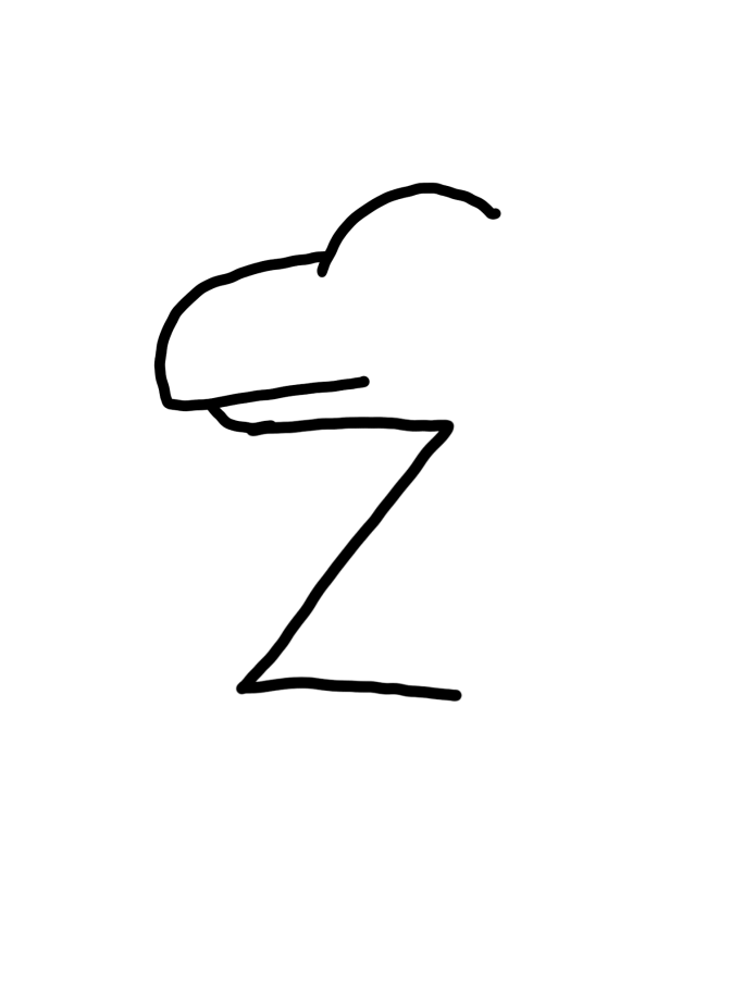  Menggambar  Kepala Naga dari  Huruf  Z  LINCUNG DRAW